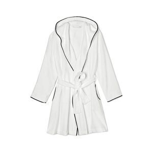 Riley Luxury Hooded Waffle Robe - White - Unisex - Size Large/X Large - New